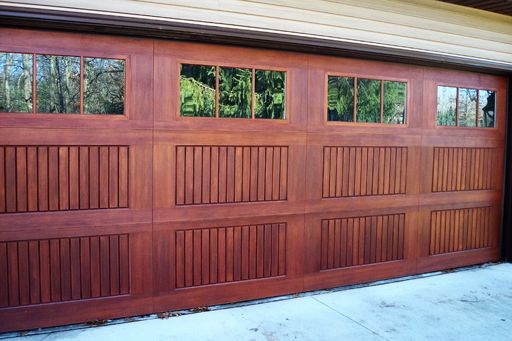 Residential garage door