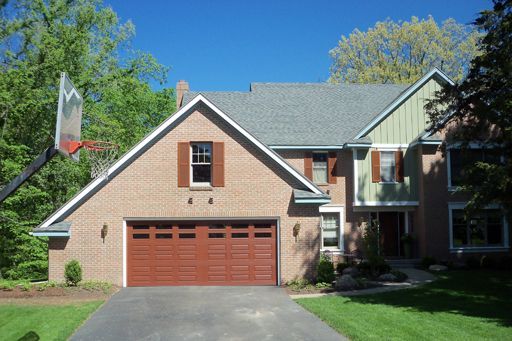 Residential garage door