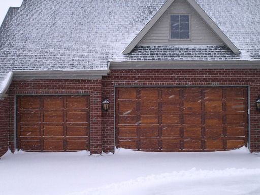 Residential garage door