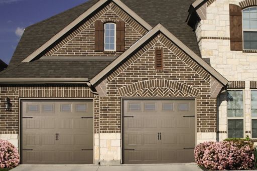 Traditional Steel garage door