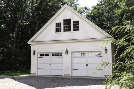 Courtyard garage door