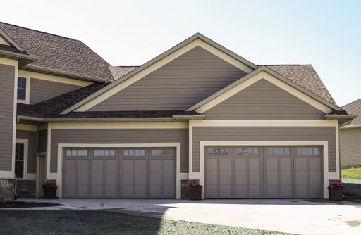 Courtyard garage door