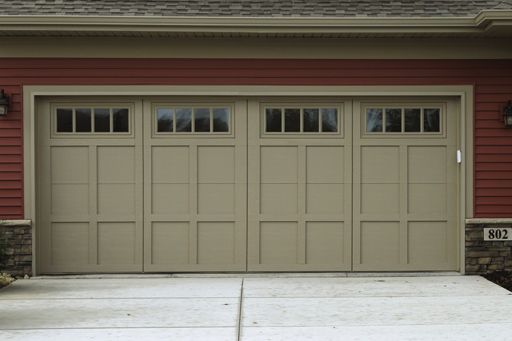 Courtyard garage door