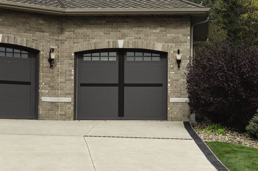 Courtyard garage door