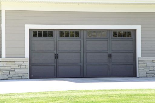 Courtyard garage door