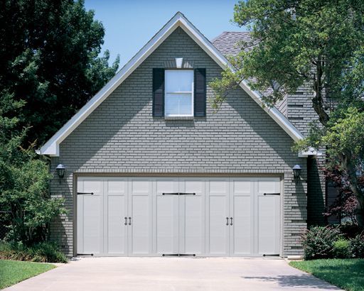 Courtyard garage door