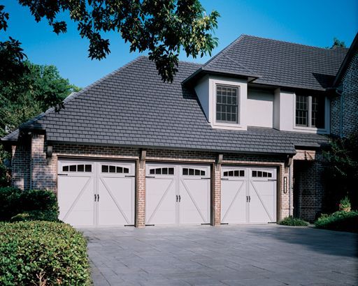 Courtyard garage door
