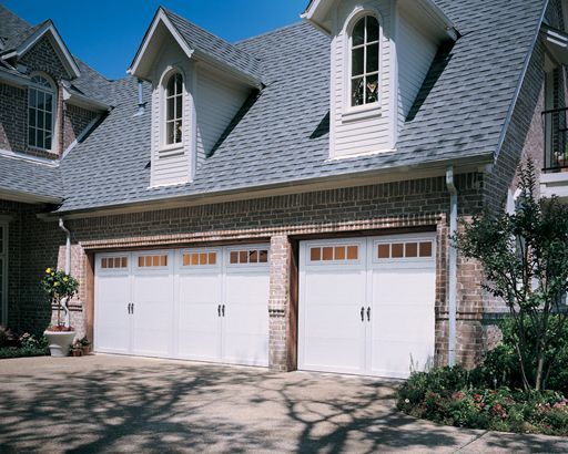 Courtyard garage door