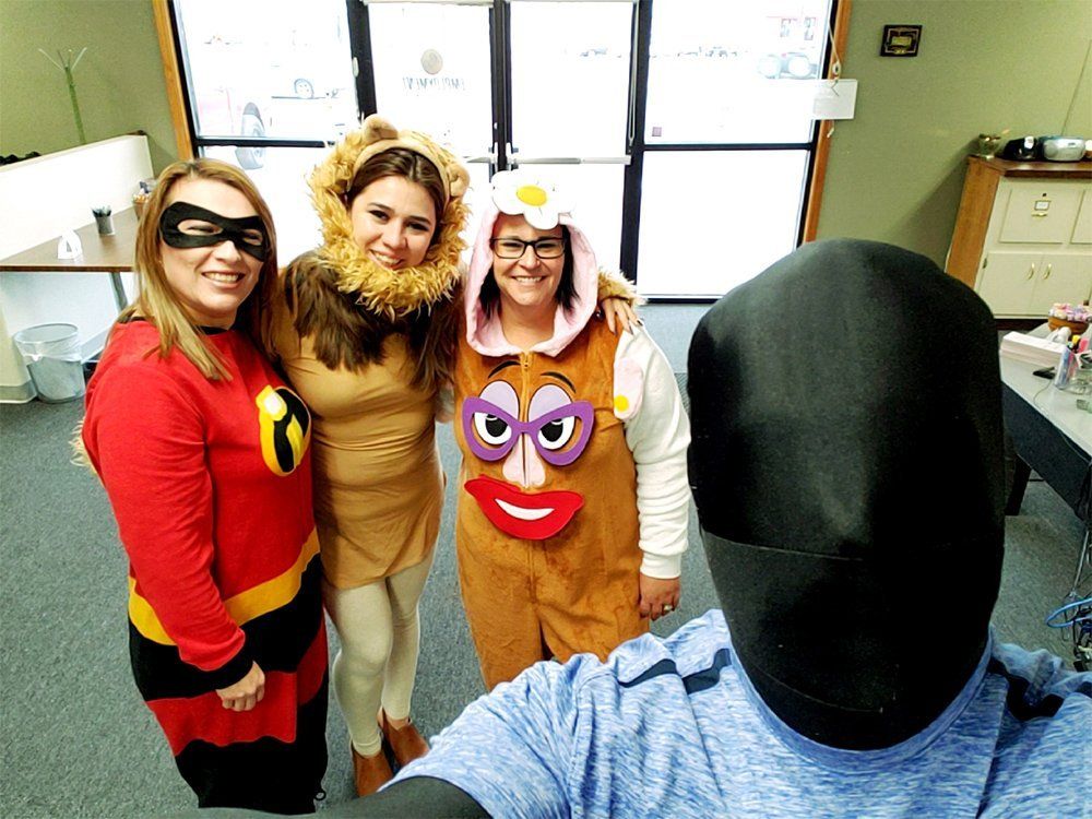 Halloween with staff 2018