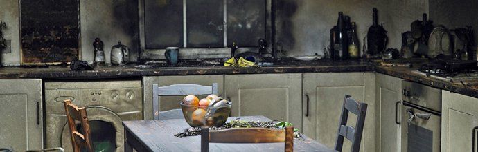 kitchen - Fire damage