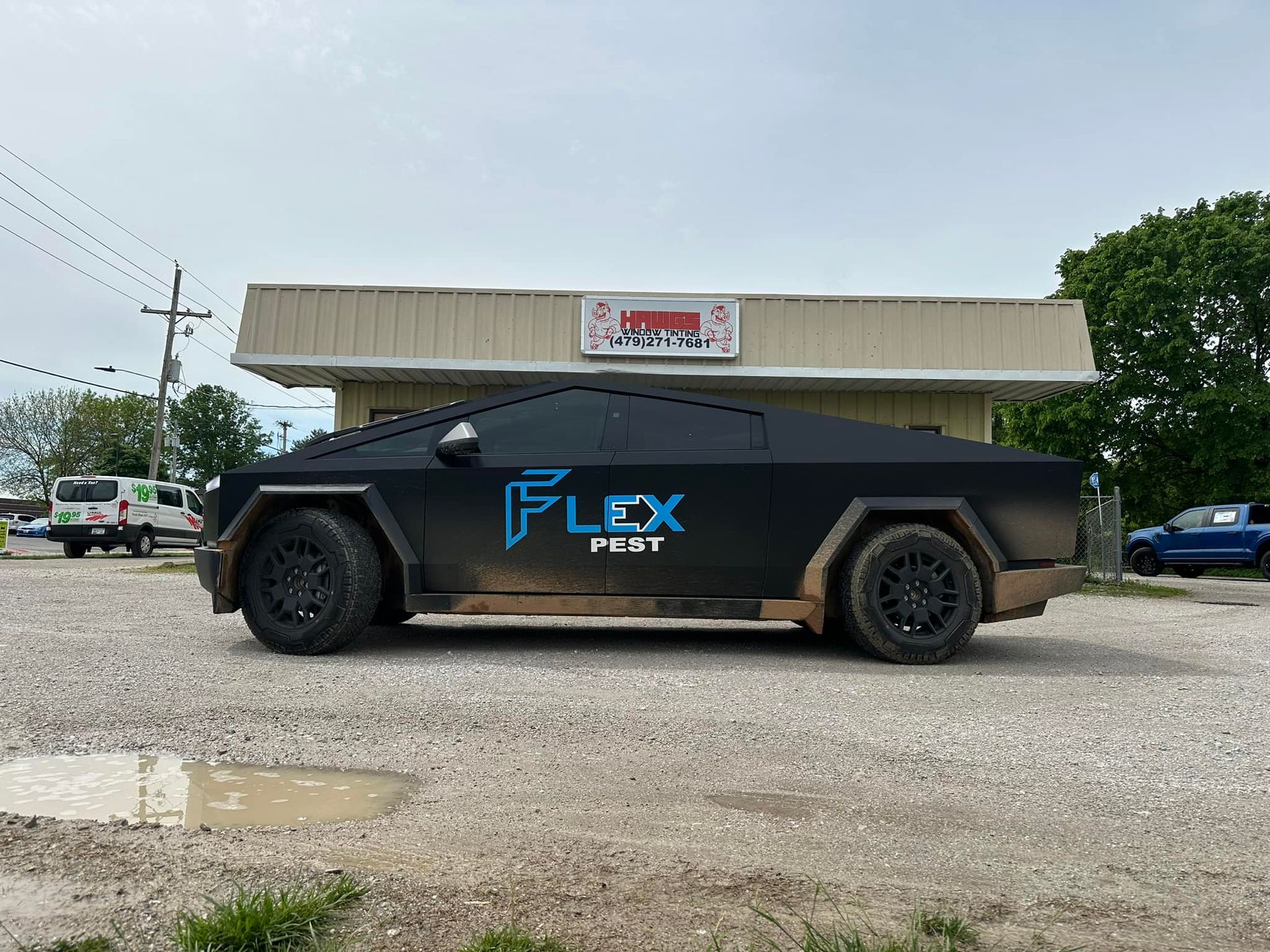 Black Cybertruck with