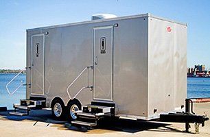 portable restroom trailer