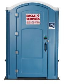 handicap accessible portable restroom