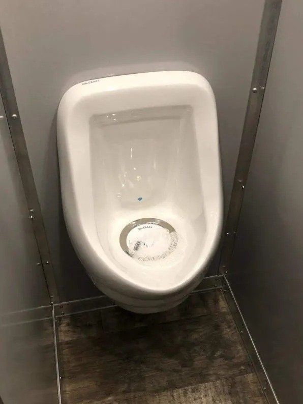 Deluxe Portable Restroom Trailer interior