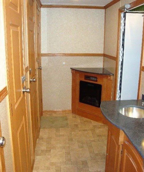 VIP Portable Restroom Trailer interior