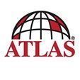 The atlas logo is a globe with a grid around it.
