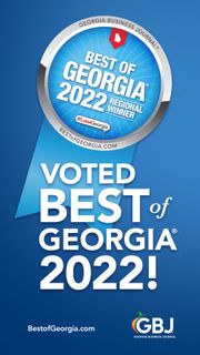 a blue sign that says `` best of georgia 2022 ''