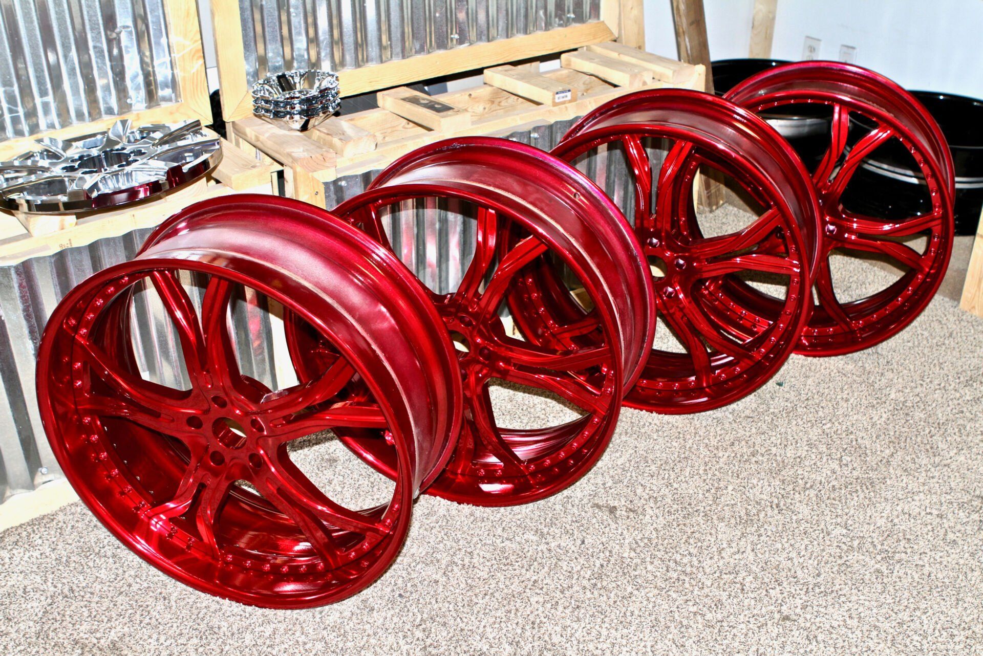 Red Coated Rims