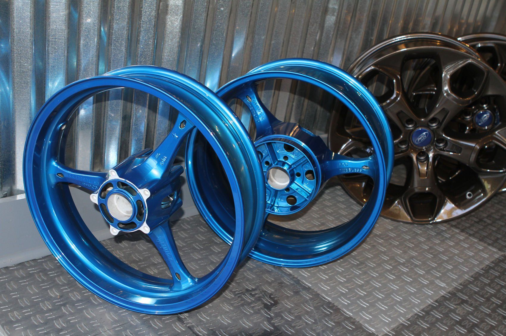 Blue Coated Rims