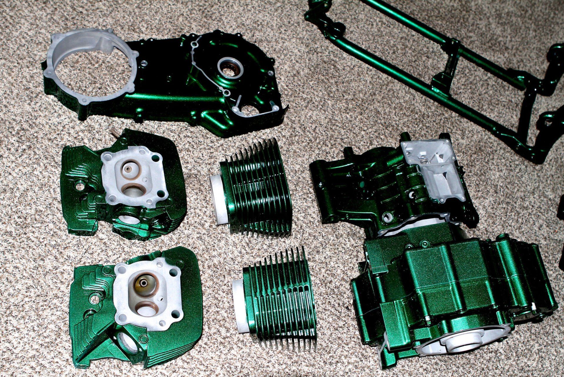 Green Powder Coat
