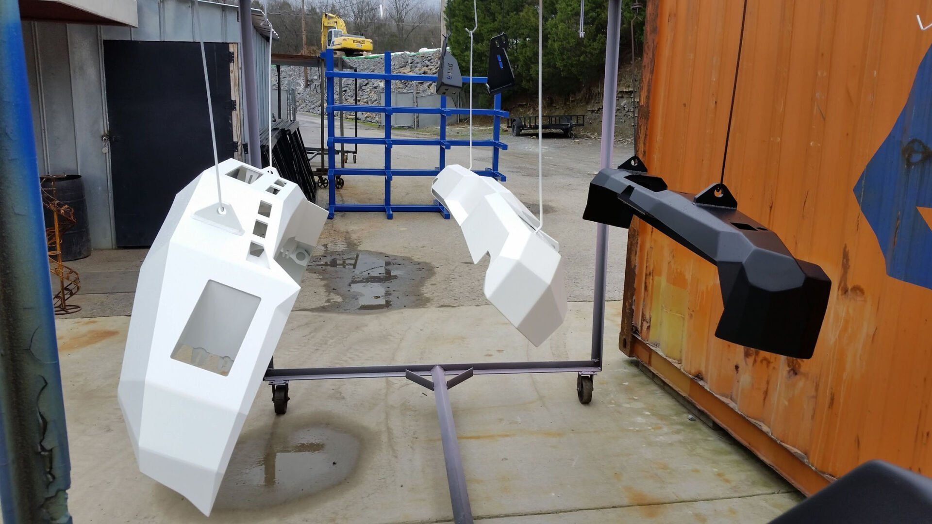 Bengal white and Mini-Tex Black