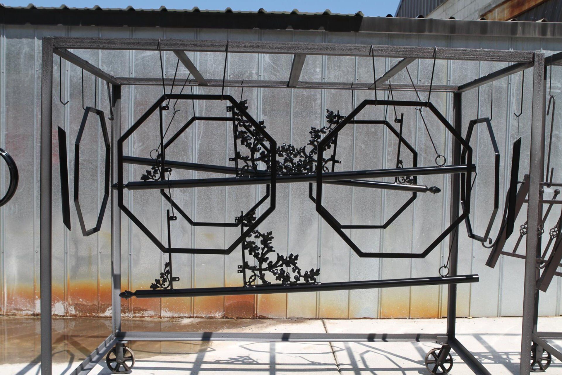 Powder coated frames