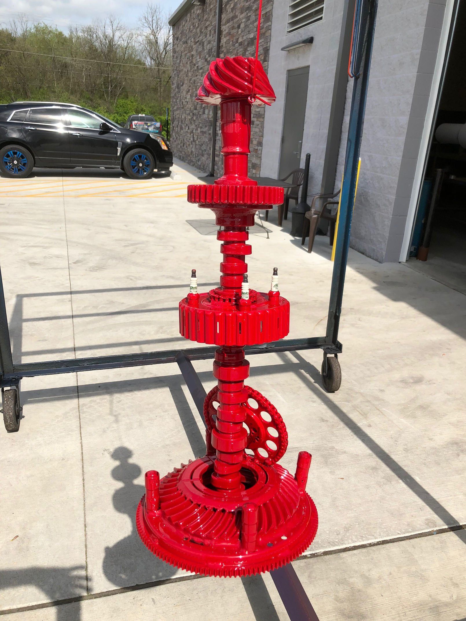 Powder coated gears