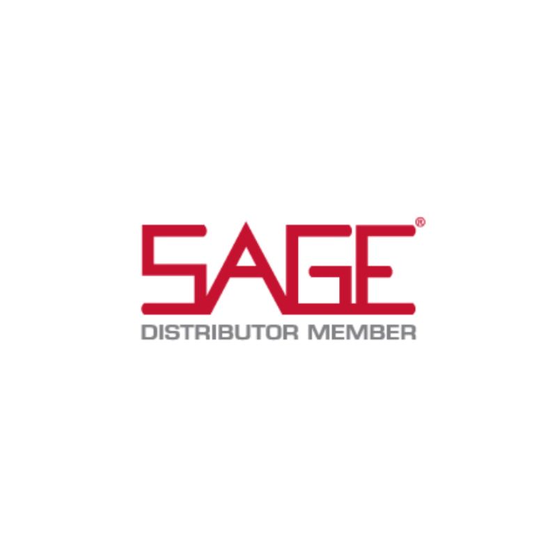 SAGE logo in red 