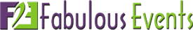 Logo for Fabulous Events with purple 