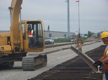 New Railroad Track Construction
