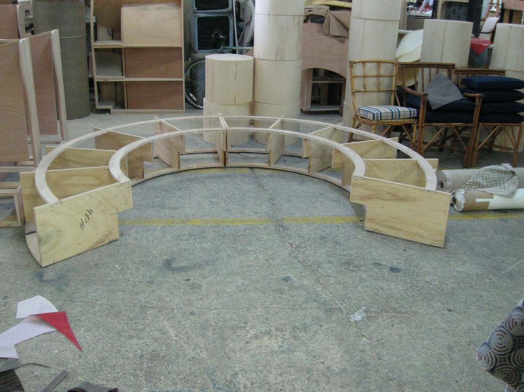 Sample upholstery project