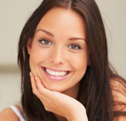 Woman with beautiful smile