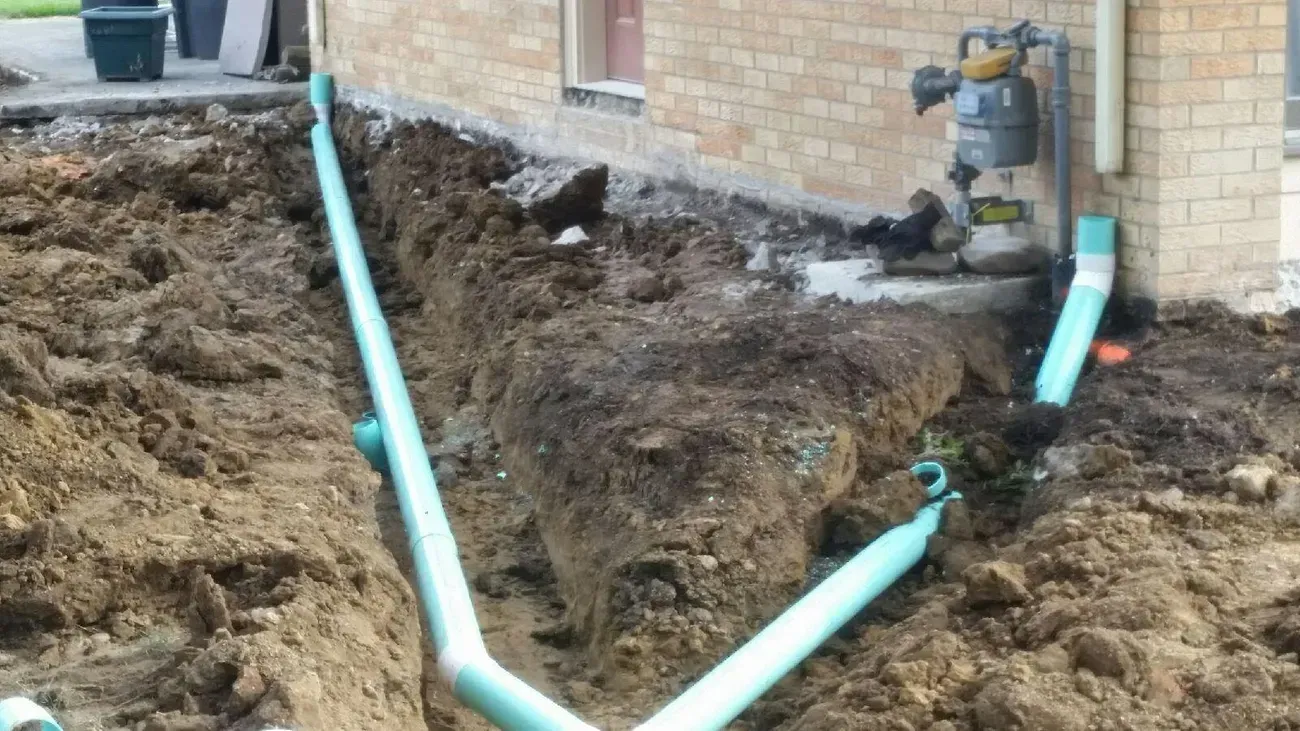Drainage installation