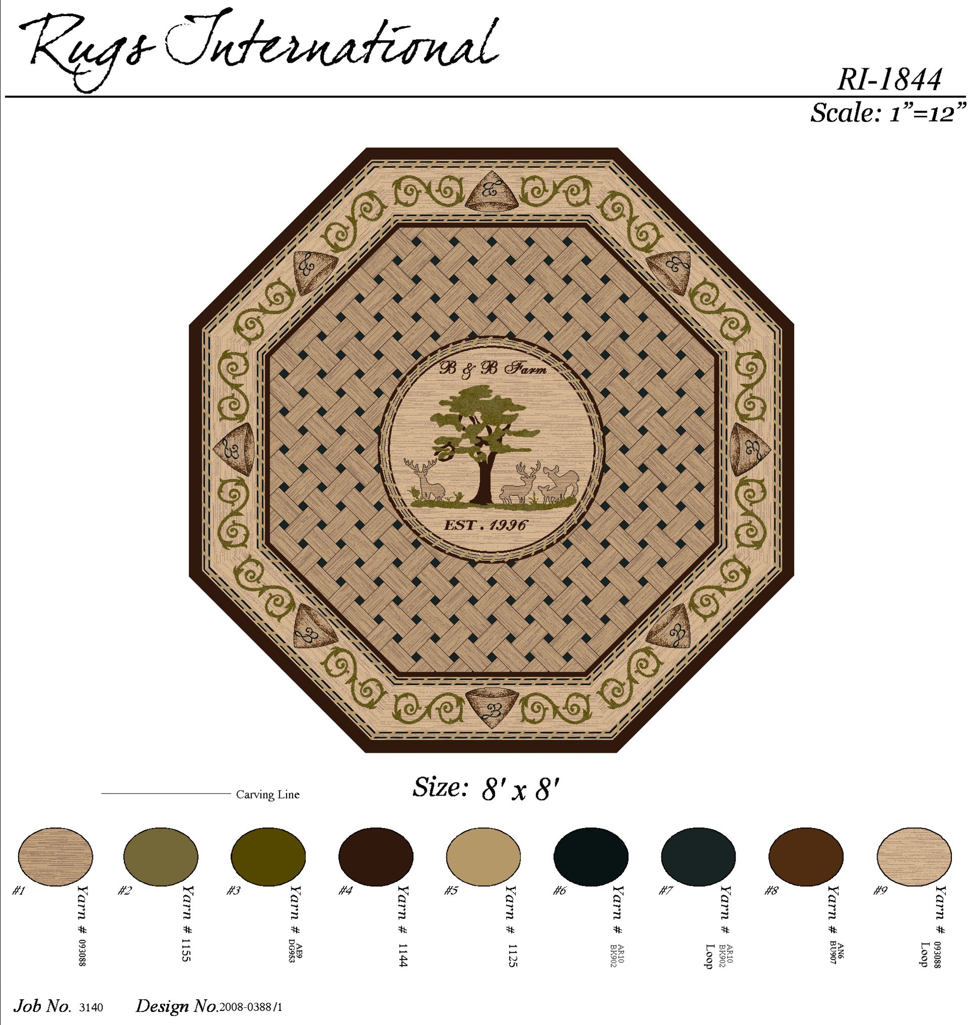 custom-made rug pattern