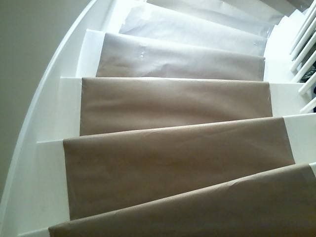 custom-made rug staircase