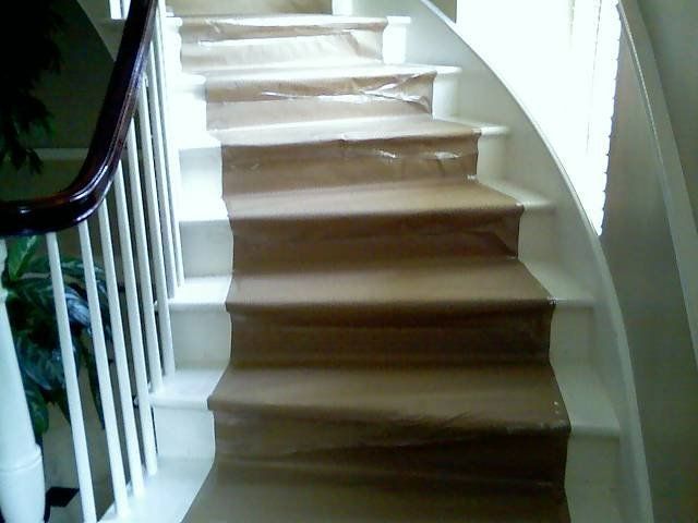 custom-made rug stairway