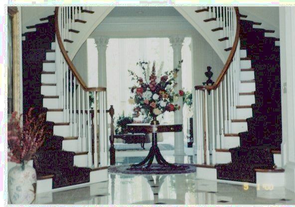 custom-made rug two staircase