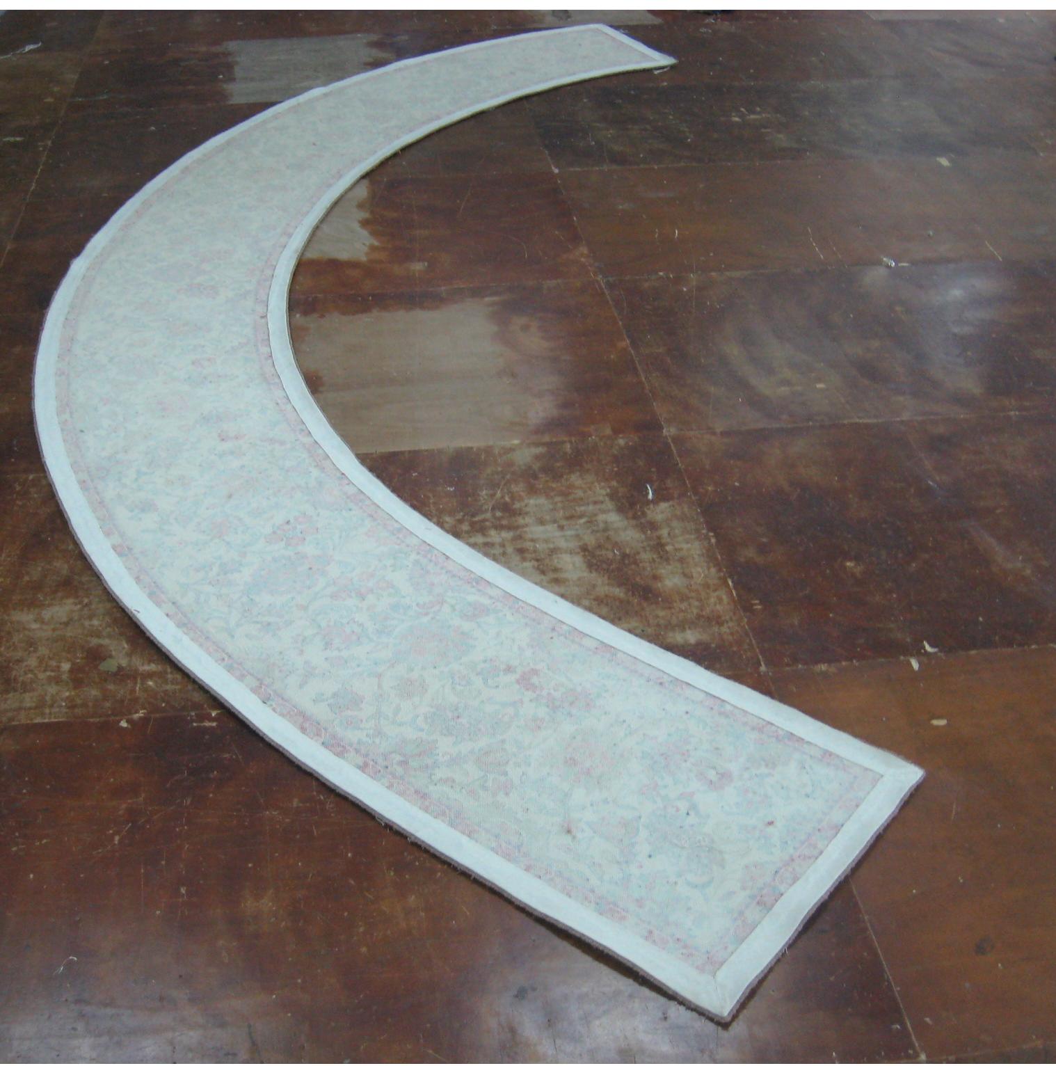 custom-made rug half circle