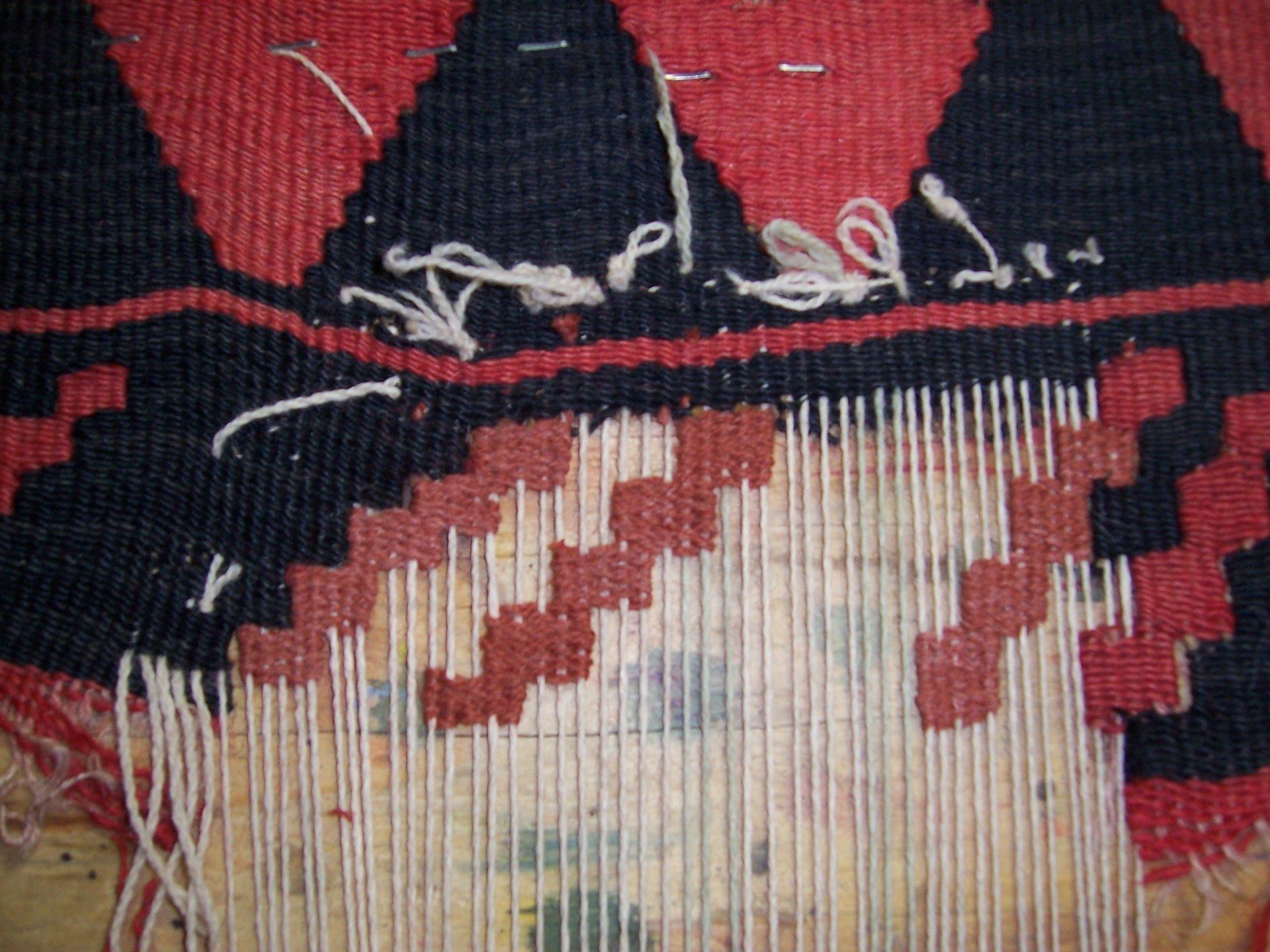 kilim weaving processing
