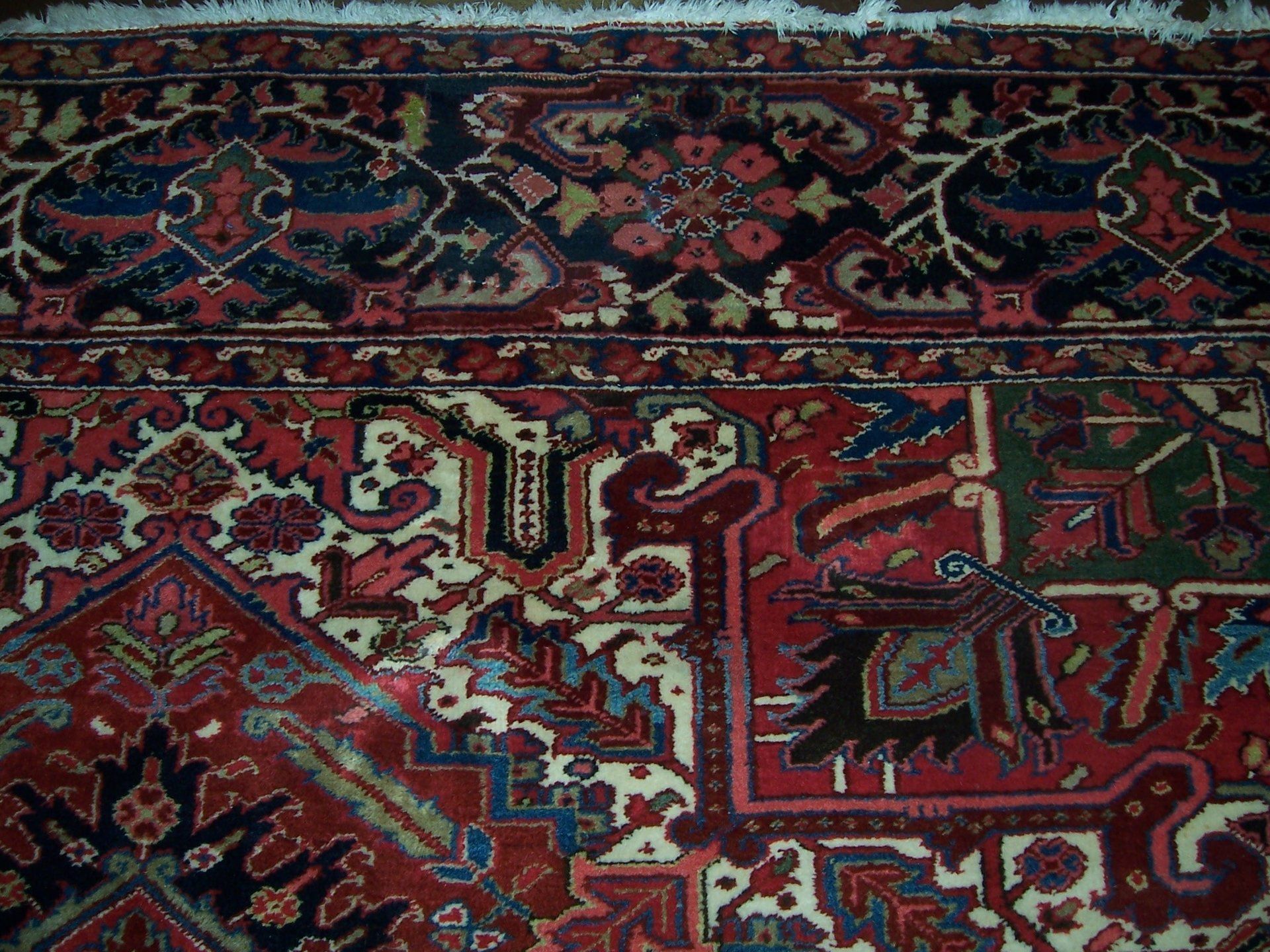 after carpet reweaving