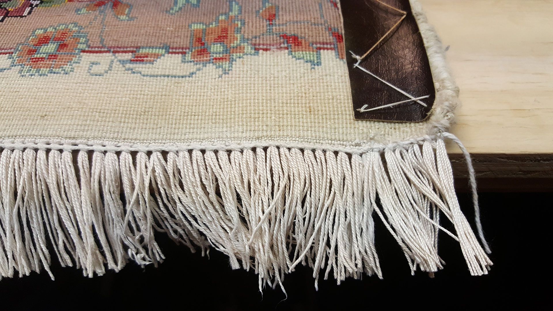 after rug fringe repair