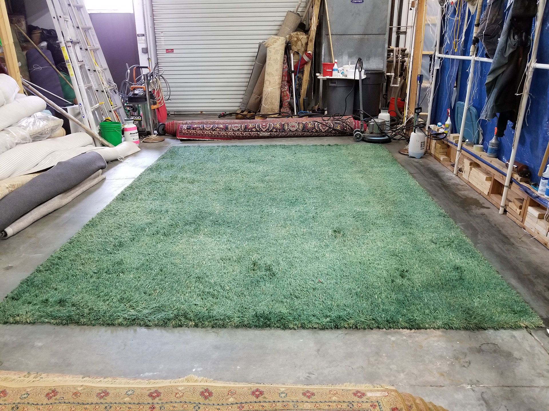dirty rug