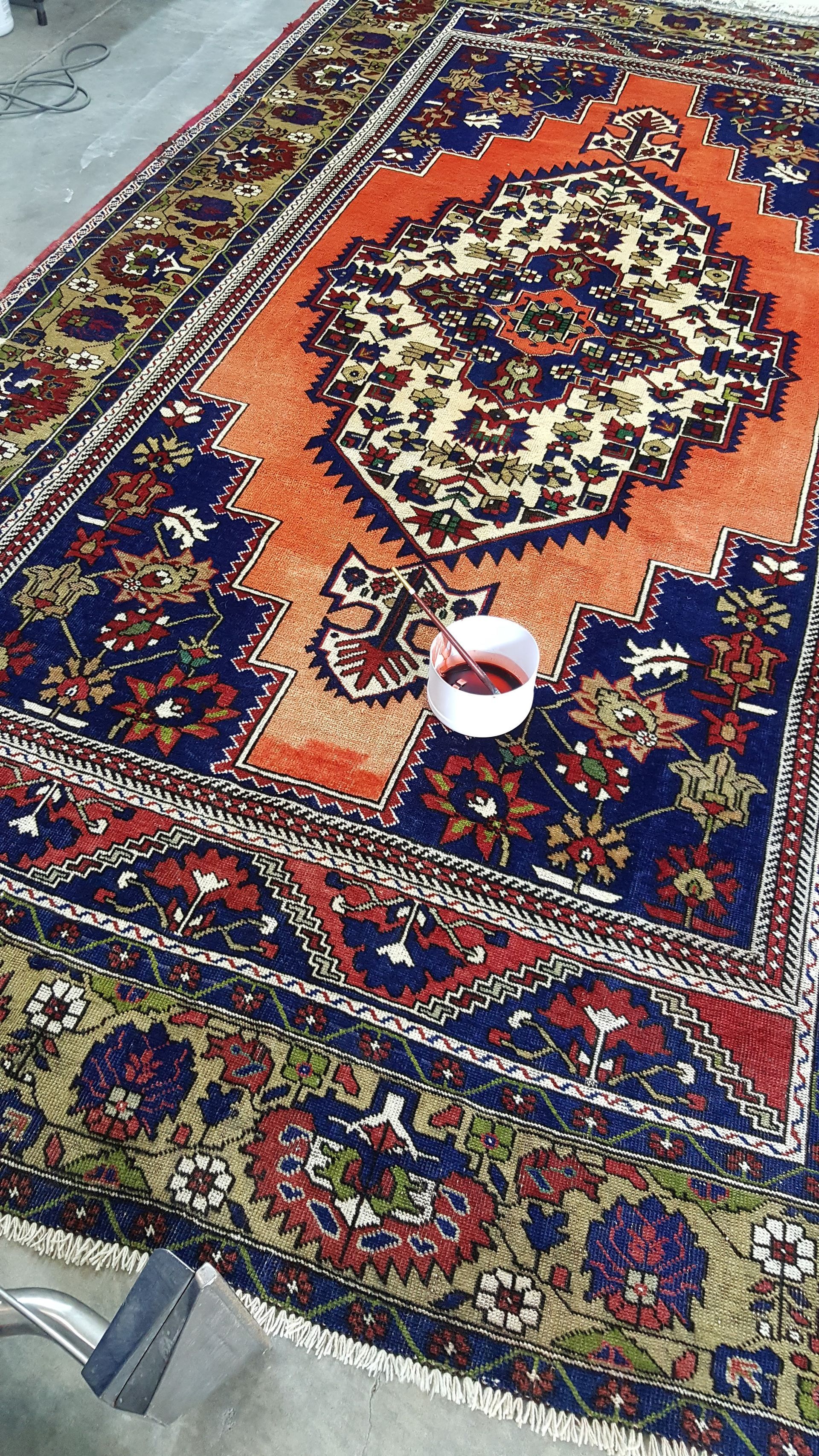 rug restoration dyeing