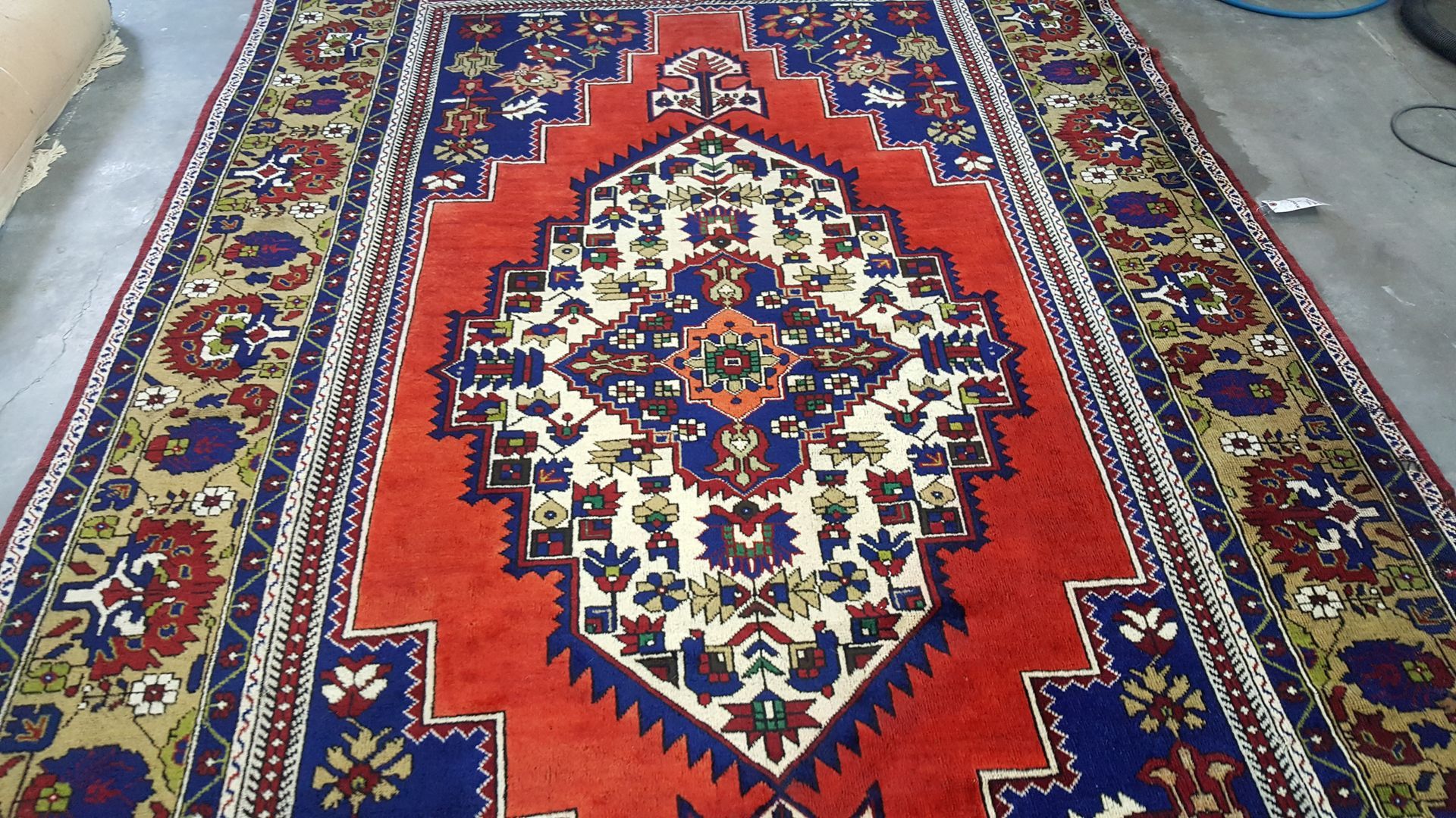 after carpet rug restoration dye