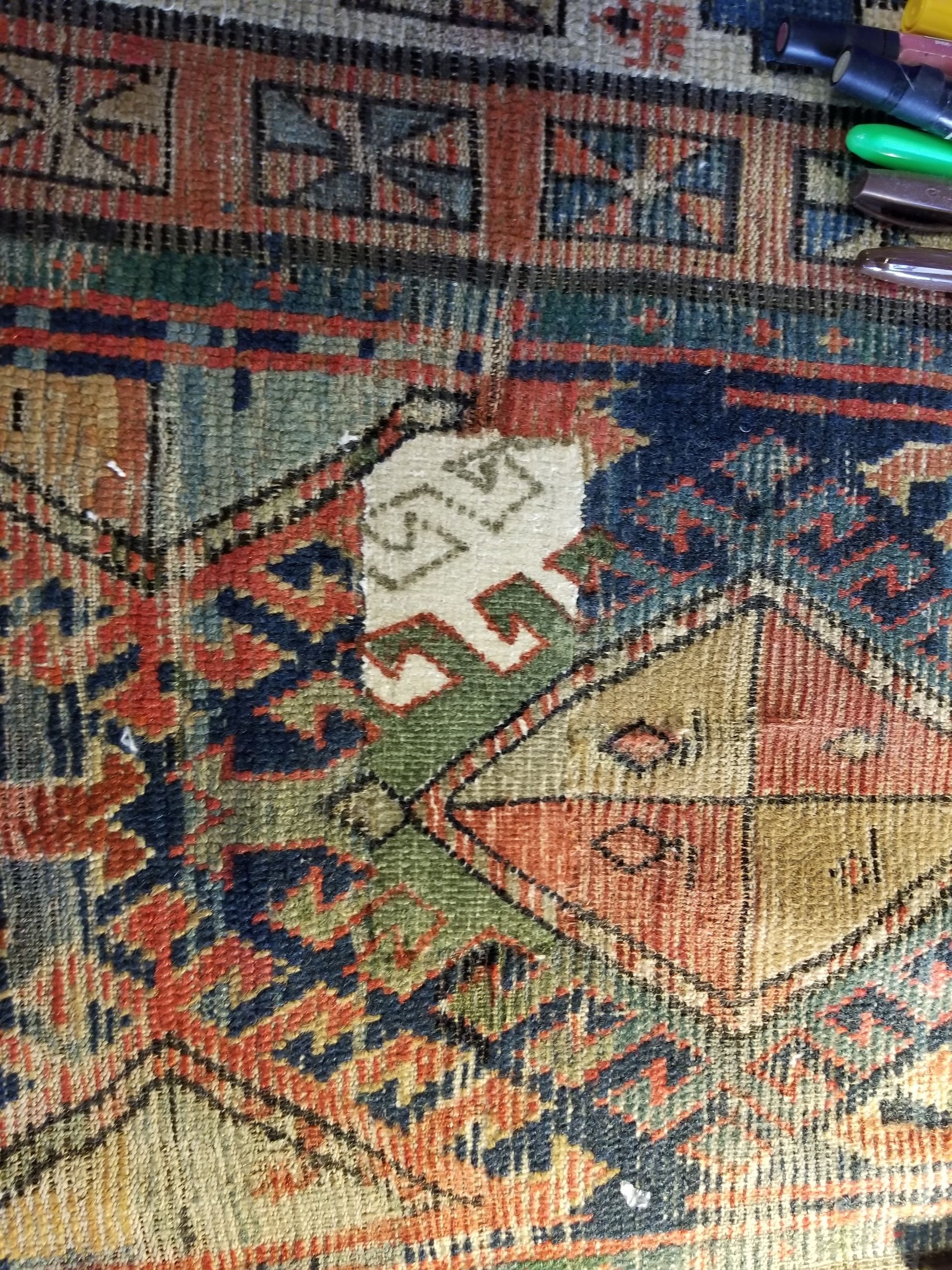 rug restoration work