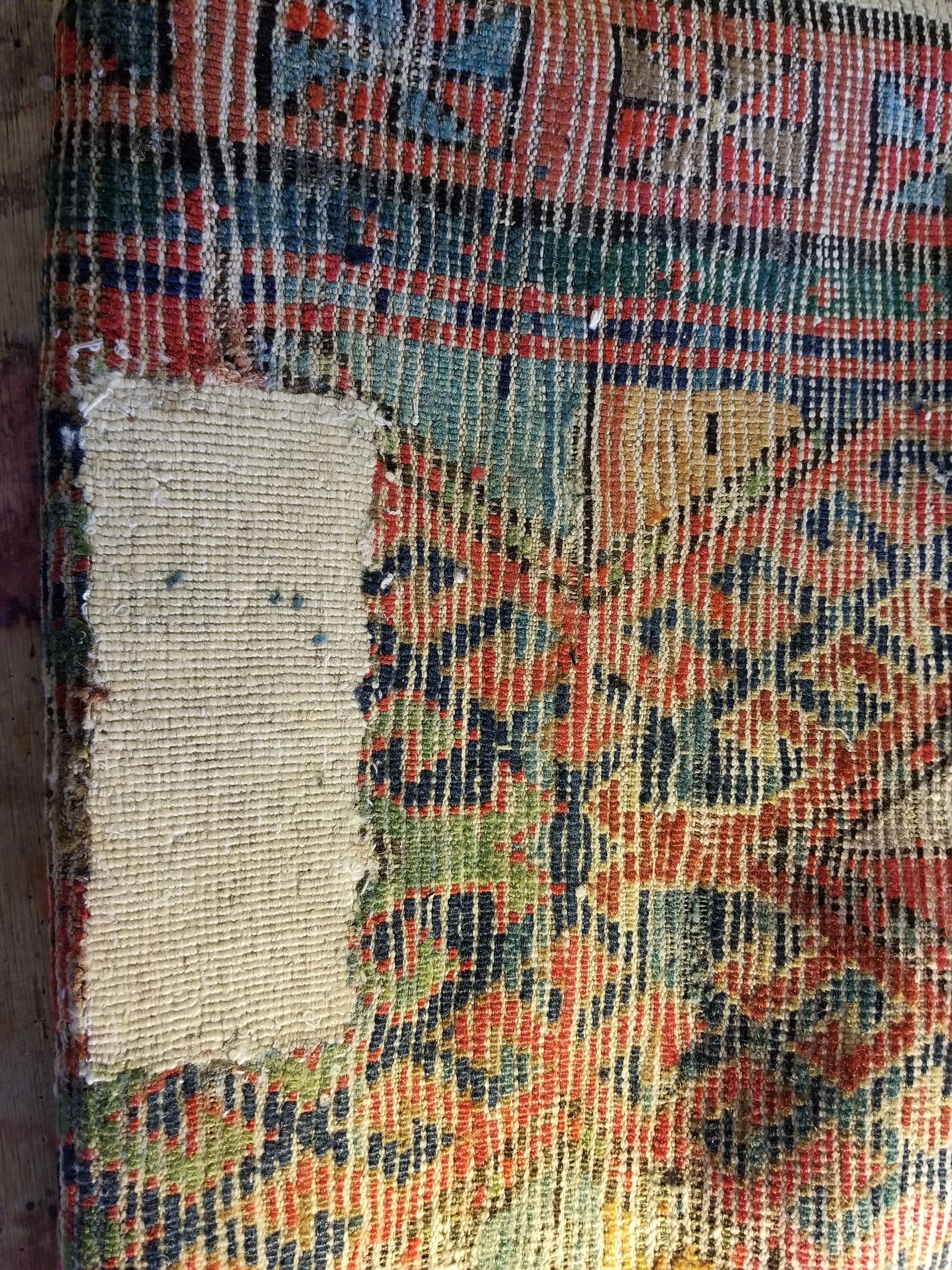 restoring an old rug