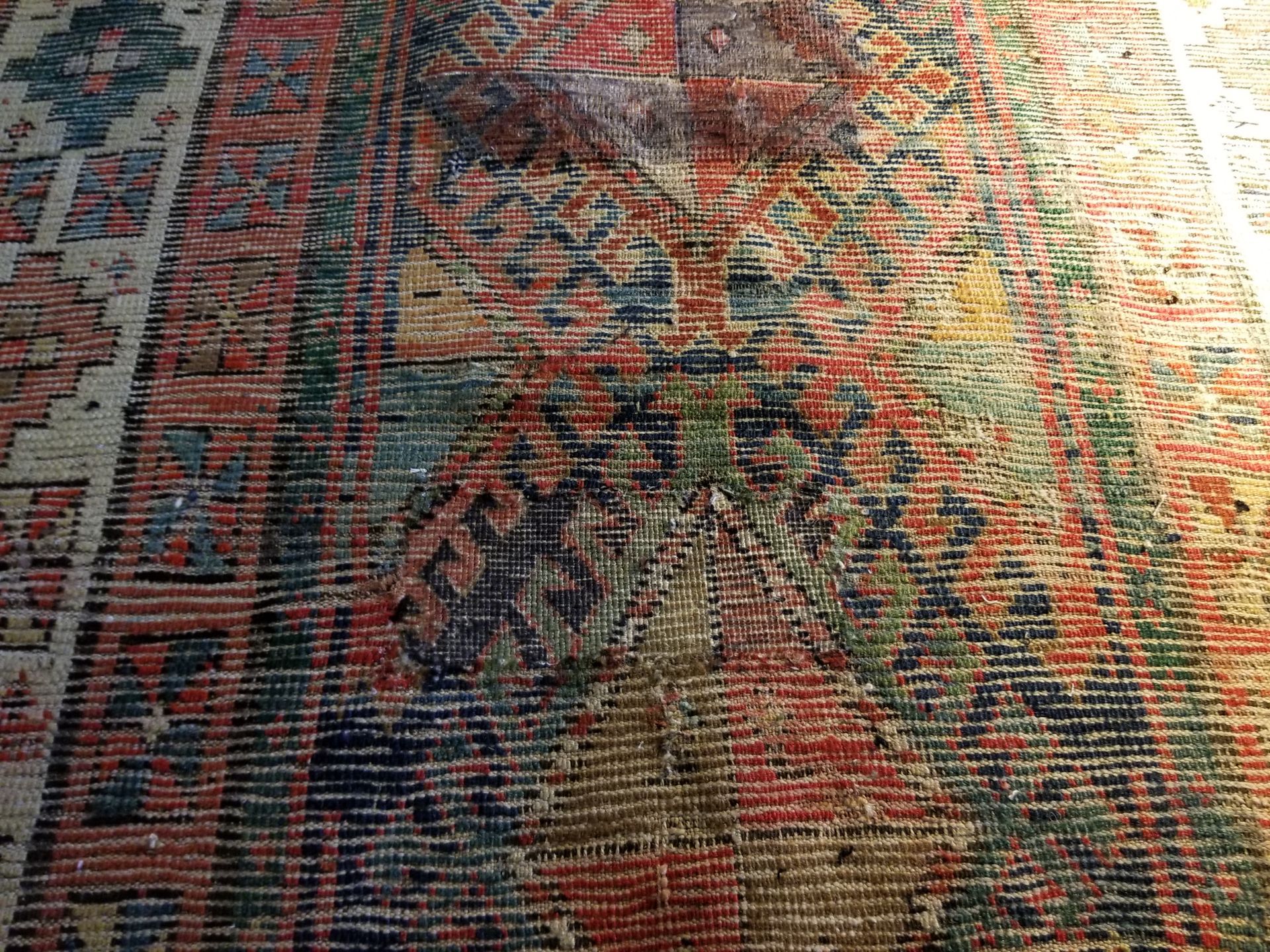 beautiful rug restoration result