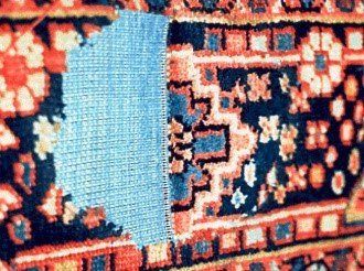 rug restoration by weaving