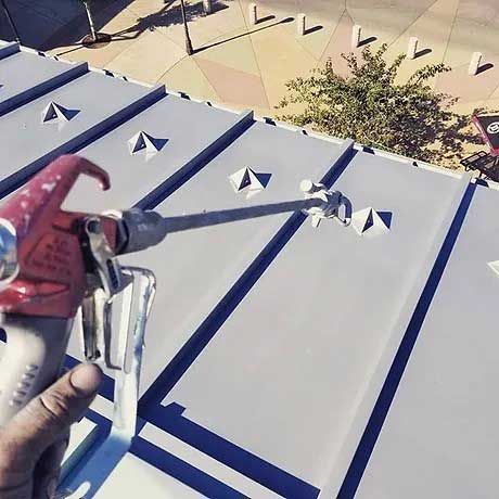 Painting roof