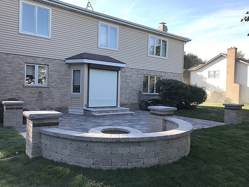 Stachowicz finished patio